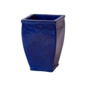 Sapphire Navy Blue Ceramic Square Planter (sizes)