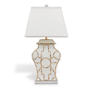 Designer Soft White Geometric Lamp