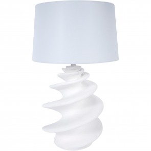 Newport Gesso Lamp White 