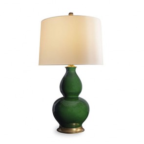 Luxury Porcelain Gourd Lamp Green