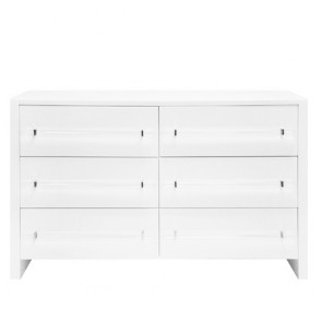 Laurel White Lacquer Dresser