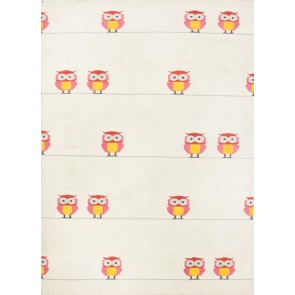 Hoot Resting Owl Wool Rug