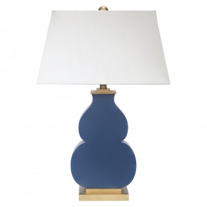 Modern Navy Blue Vase Lamp (NEW!)