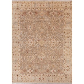 Opus Wheat Gold Hand Knotted Luxury Wool Rug