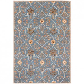 Hand Tufted Poeme Chambray Wool Rug French Blue