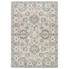 Hand Tufted Plush Poeme Colmar Wool Rug Blues