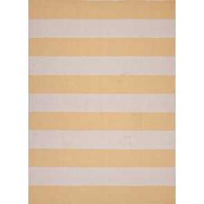 Striped Pura Vida Wool Rug Marigold CLEARANCE