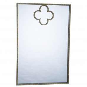 Champagne Gold Quatrefoil Mirror