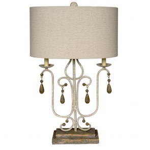 Banister Scrollwork Chester Lamp 