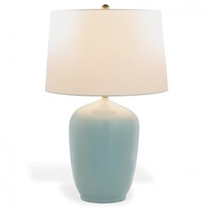Duxbury Sea Blue Porcelain Lamp 