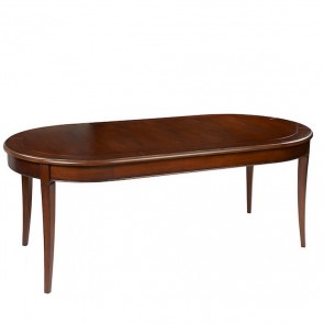 Winthrop Mahogany Classic Saber Leg Dining Table
