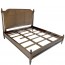 King Low Complete Bed French Stain 